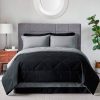 Cubrecama De Verano 2 Plazas + 2 Fundas exclusive - Negro/Plomo plata - Imagen 2
