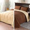 Edredon Delgado De Verano 3 Piezas Exclusivo beige/marron