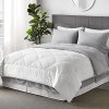 Cubrecama De Verano + 2 Fundas exclusive – Blanco / Plata