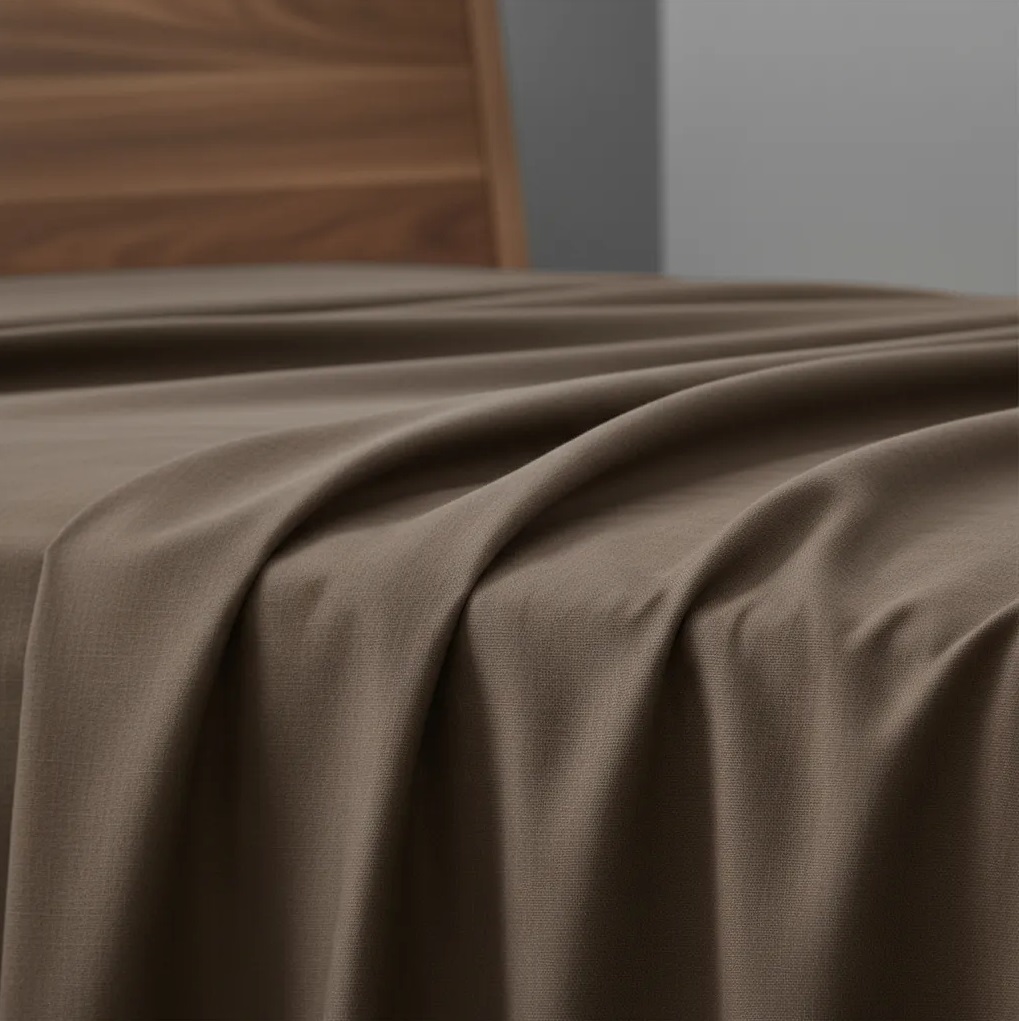 Sabanas De Algodón Peru Pima 180 HILOS – ALMENDRA– 4 piezas - Imagen 3