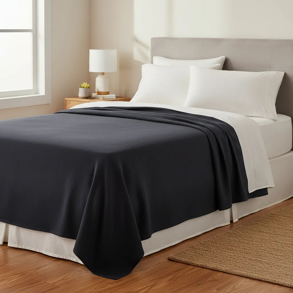 Sabanas De Algodón Peru Pima 180 HILOS – AZUL MARINO– 4 piezas - Imagen 5