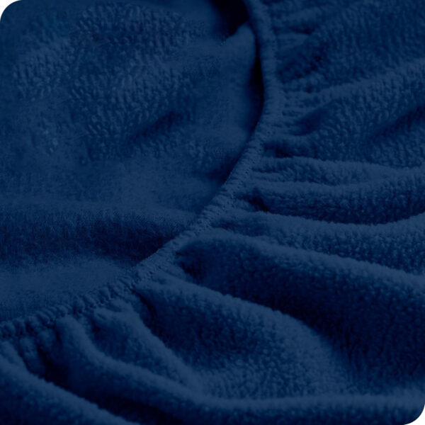 Sábanas Micropolar Azul marino 155 gramos Antipilling - Set de 4 Piezas - Imagen 7