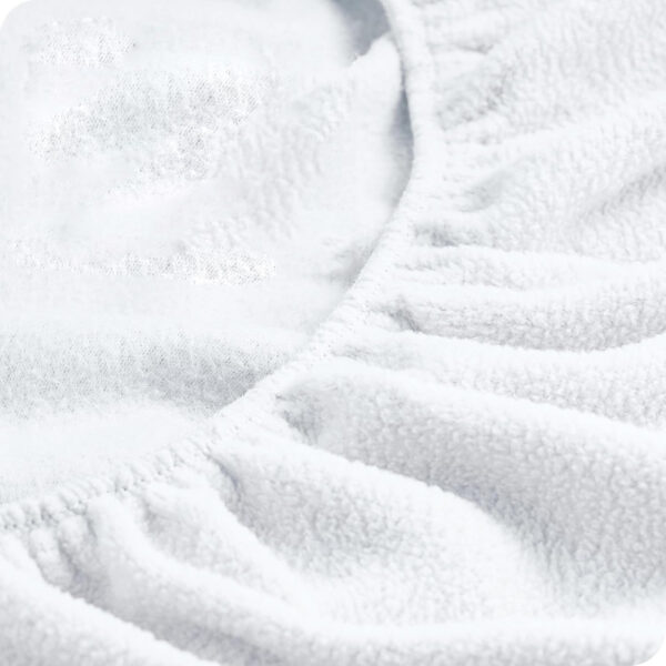 Sábanas Micropolar Blanco 155 gramos Antipilling - Set de 4 Piezas - Imagen 7