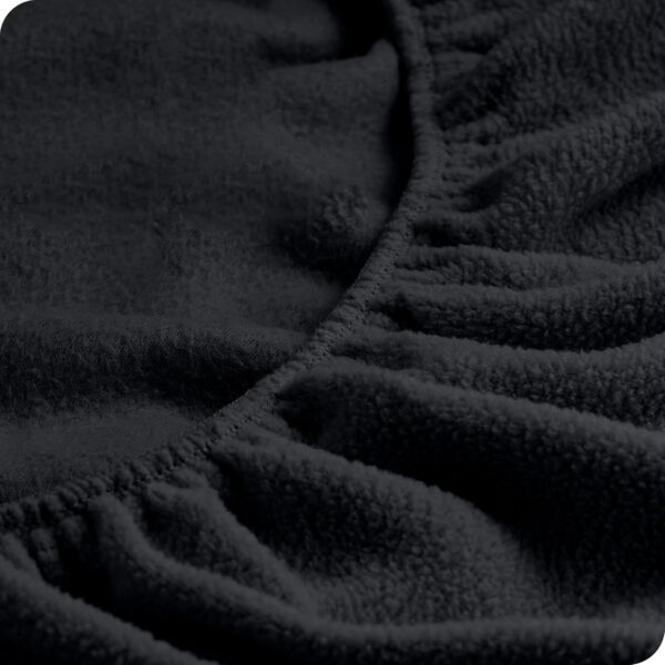 Sábanas Micropolar Negro155 gramos Antipilling - Set de 4 Piezas - Imagen 7