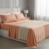 Sabanas De Algodón Peru Pima 180 HILOS – CARAMELO– 4 piezas - Imagen 3