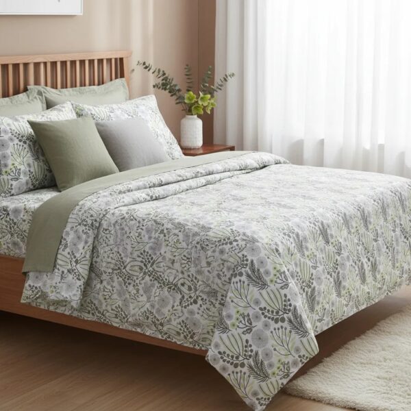 Sabanas De Algodón Bramante estampado ESPIGA - Imagen 3