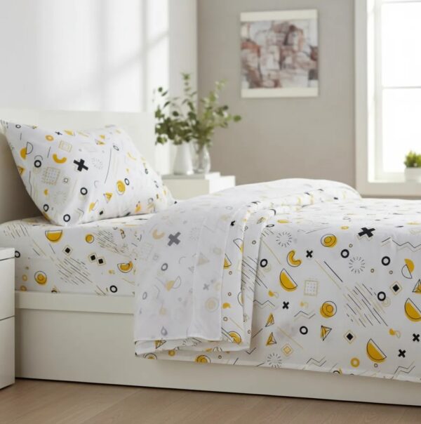 Sabanas De Algodón Bramante estampado FORMAS