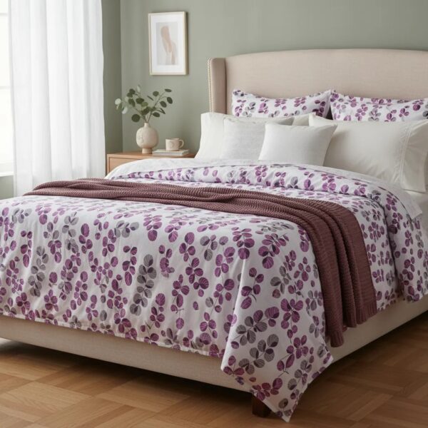 Sabanas De Algodón Bramante estampado PETALOS - Imagen 4