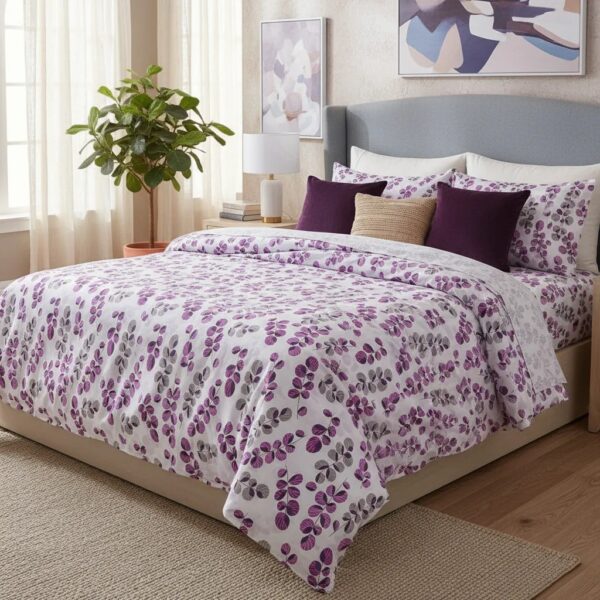 Sabanas De Algodón Bramante estampado PETALOS - Imagen 3
