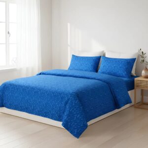 Sabanas De Algodón Bramante estampado TETRIS BLUE