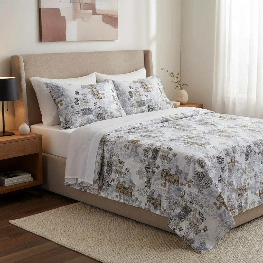 Sabanas De Algodón Bramante estampado TREBOL - Imagen 2