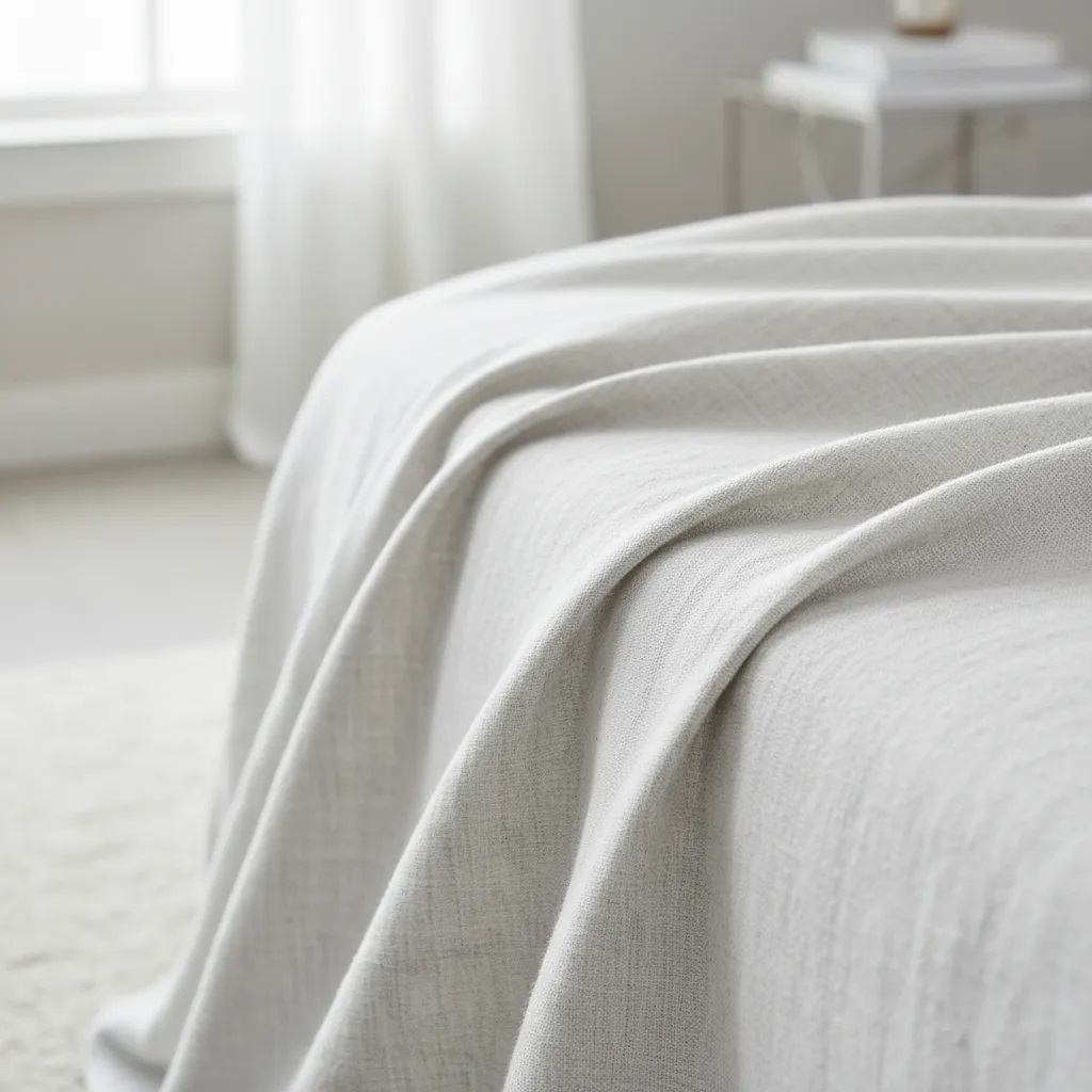 Sabanas De Algodón Peru Pima 180 HILOS – MELANGE CLARO – 4 piezas - Imagen 4