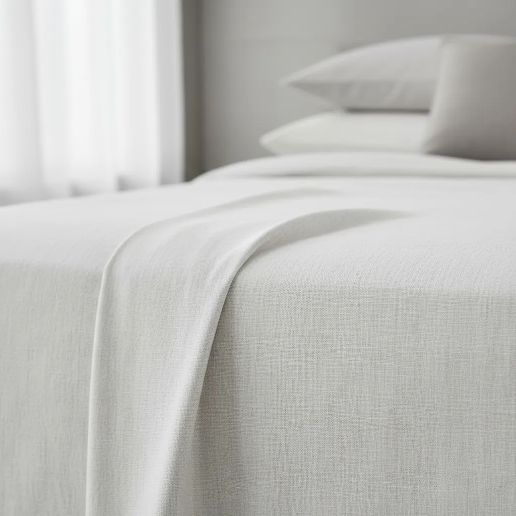 Sabanas De Algodón Peru Pima 180 HILOS – MELANGE CLARO – 4 piezas - Imagen 6