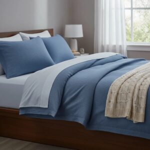 Sabanas De Algodón Peru Pima 180 HILOS – Simply Denim – 4 piezas