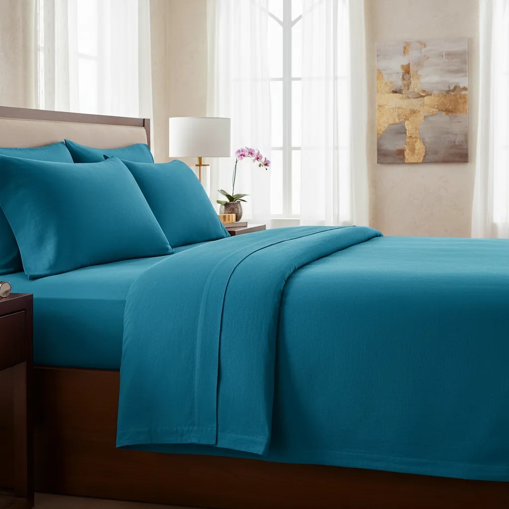 Sabanas De Algodón Peru Pima 180 HILOS – Torquezol – 4 piezas - Imagen 5