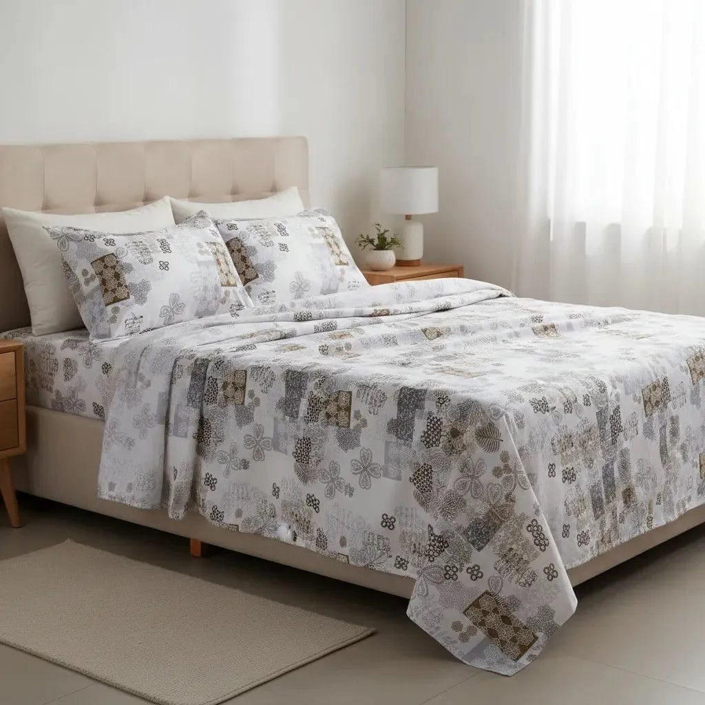 Sabanas Premium de Algodon Bramante 144 HILOS – Algodon suave y fresco-INT006 - Imagen 3