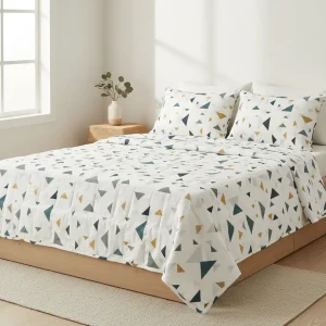 Set de Edredón de Verano 3 Piezas – Algodón Bramante 160 Hilos